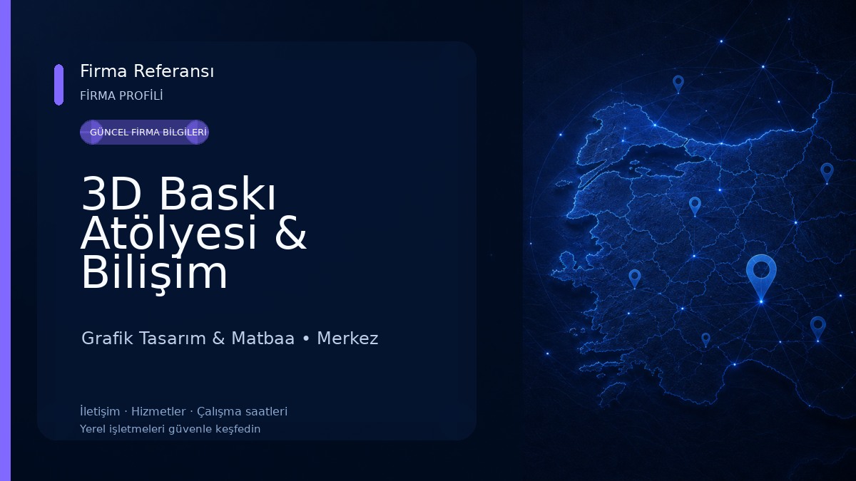 3D Baskı Atölyesi & Bilişim Hizmetleri Çorum | Tactyla 