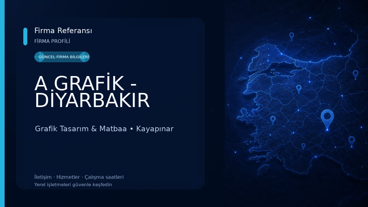 A GRAFİK - DİYARBAKIR Grafik Tasarım & Matbaa