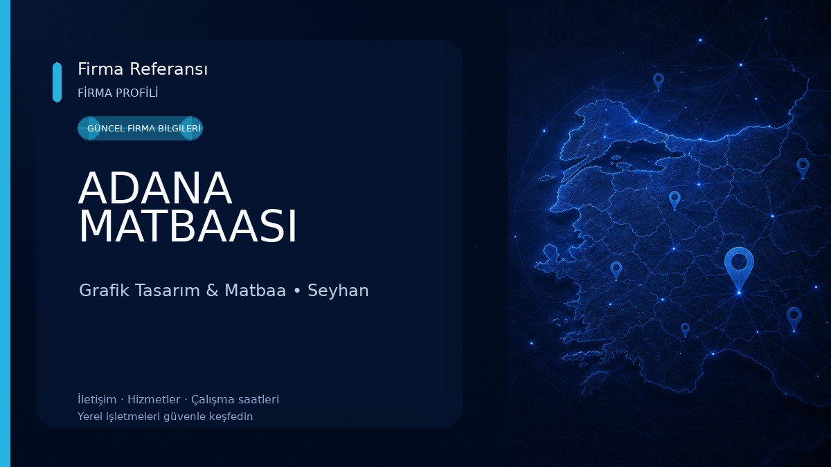 ADANA MATBAASI Grafik Tasarım & Matbaa