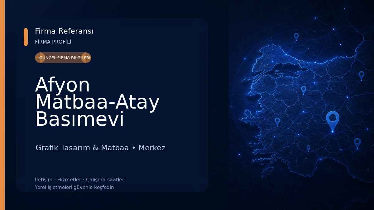 Afyon Matbaa-Atay Basımevi