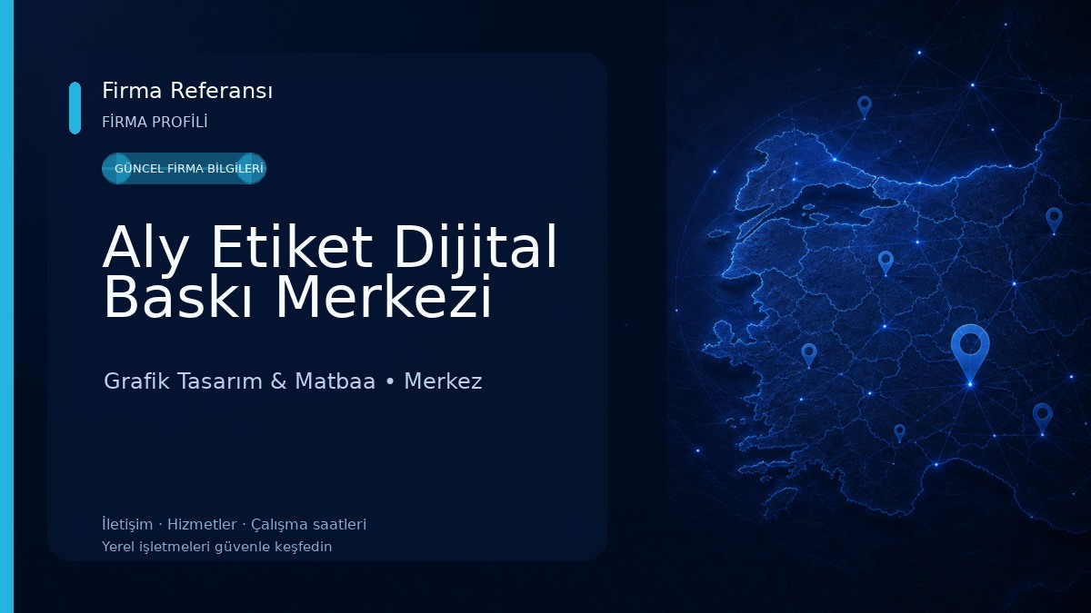 Aly Etiket Dijital Baskı Merkezi 