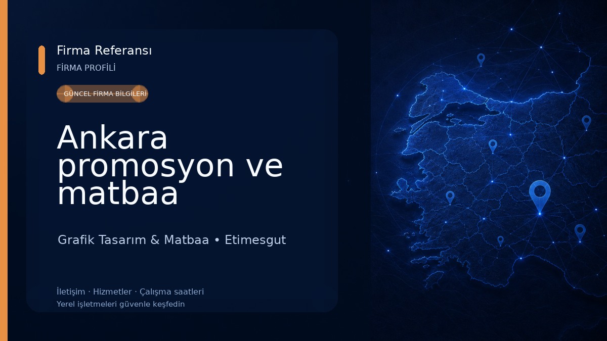 Ankara promosyon ve matbaa