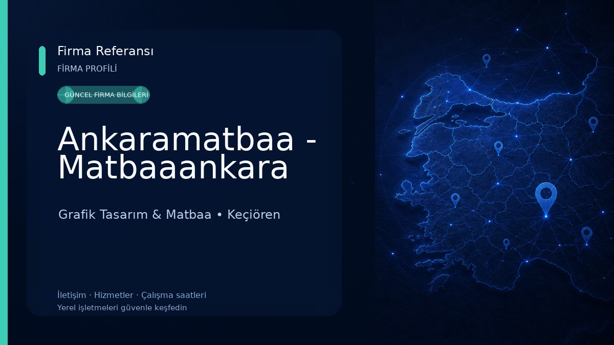 Ankaramatbaa - Matbaaankara Grafik Tasarım & Matbaa
