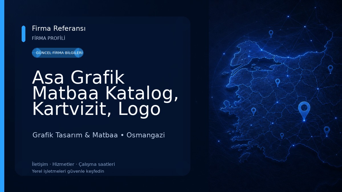 Asa Grafik Matbaa Katalog, Kartvizit, Logo Tasarım ve Üretim