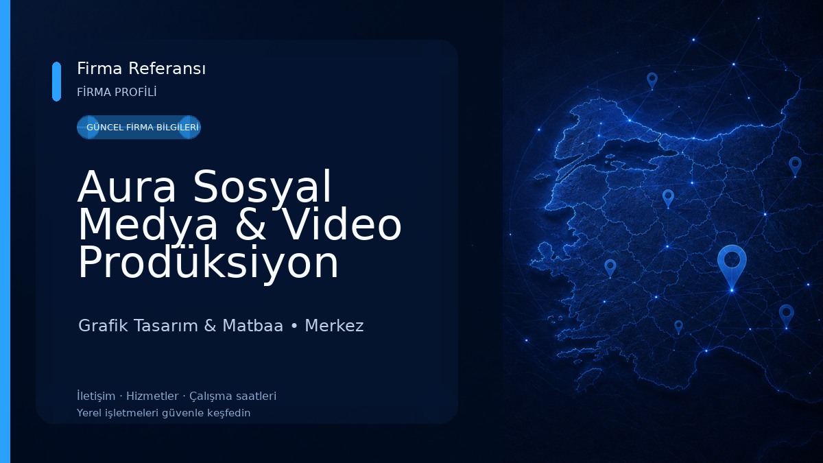 Aura Sosyal Medya & Video Prodüksiyon Grafik Tasarım & Matbaa