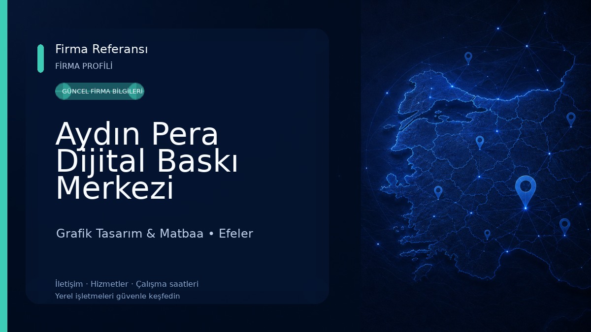 Aydın Pera Dijital Baskı Merkezi