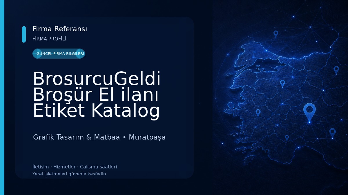 BrosurcuGeldi Broşür El ilanı Etiket Katalog Basımı Matbaa Grafik Tasarım Uygun Fiyat Grafik Tasarım & Matbaa