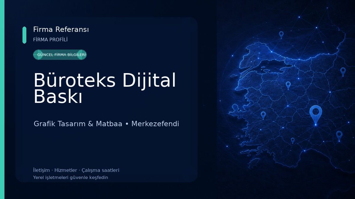 Büroteks Dijital Baskı Grafik Tasarım & Matbaa