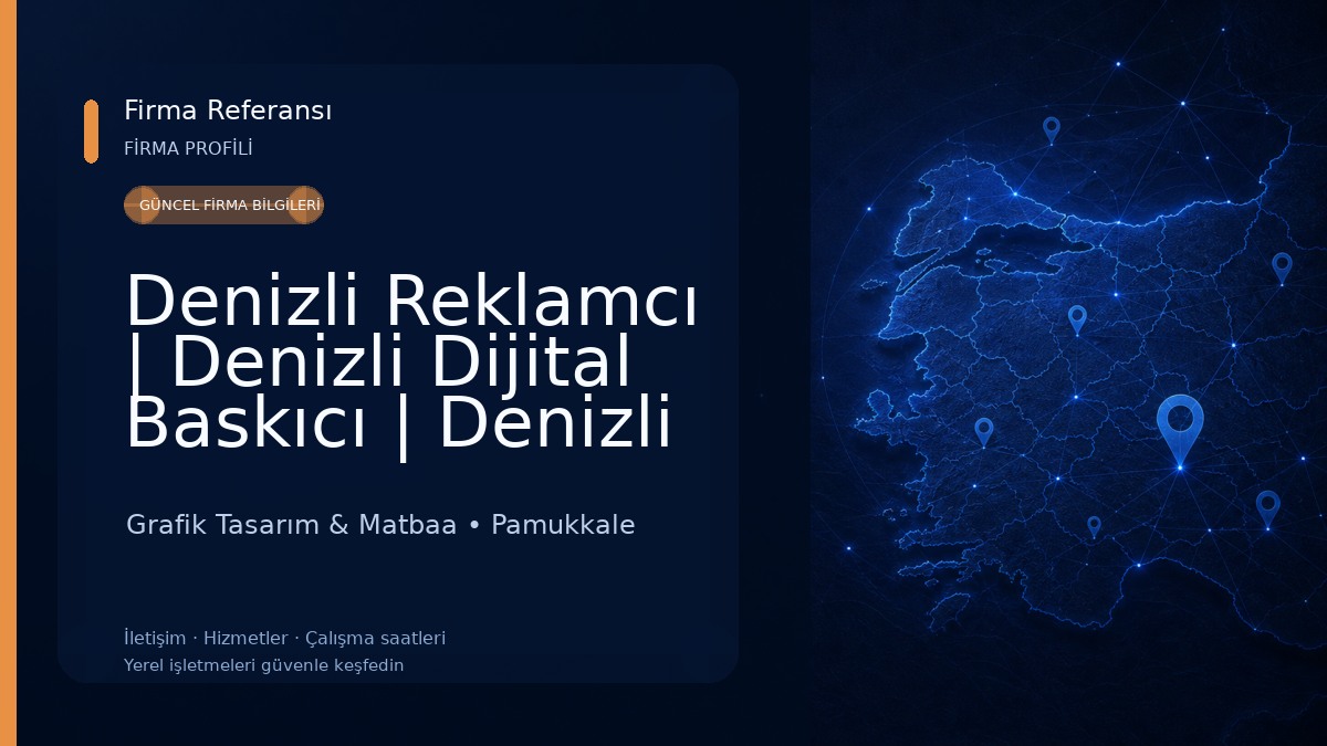 Denizli Reklamcı | Denizli Dijital Baskıcı | Denizli Matbaa | Denizli Tabelacı | Denizli Çizgi Reklam Medya Grafik Tasarım & Matbaa