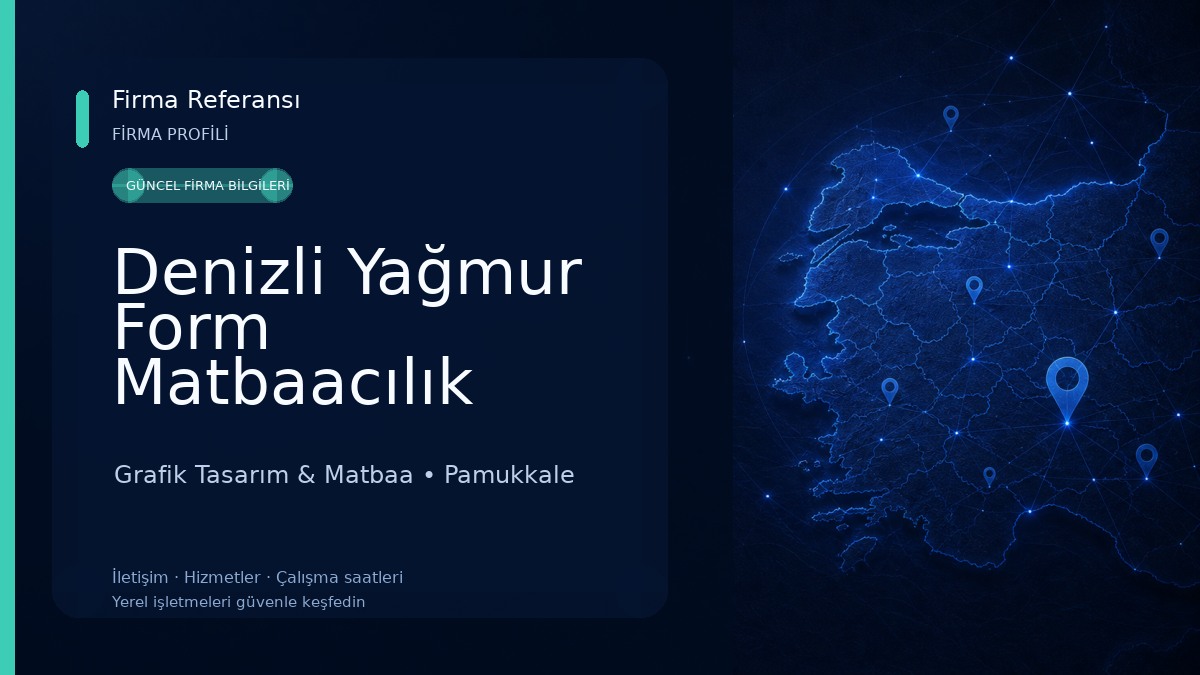 Denizli Yağmur Form Matbaacılık 