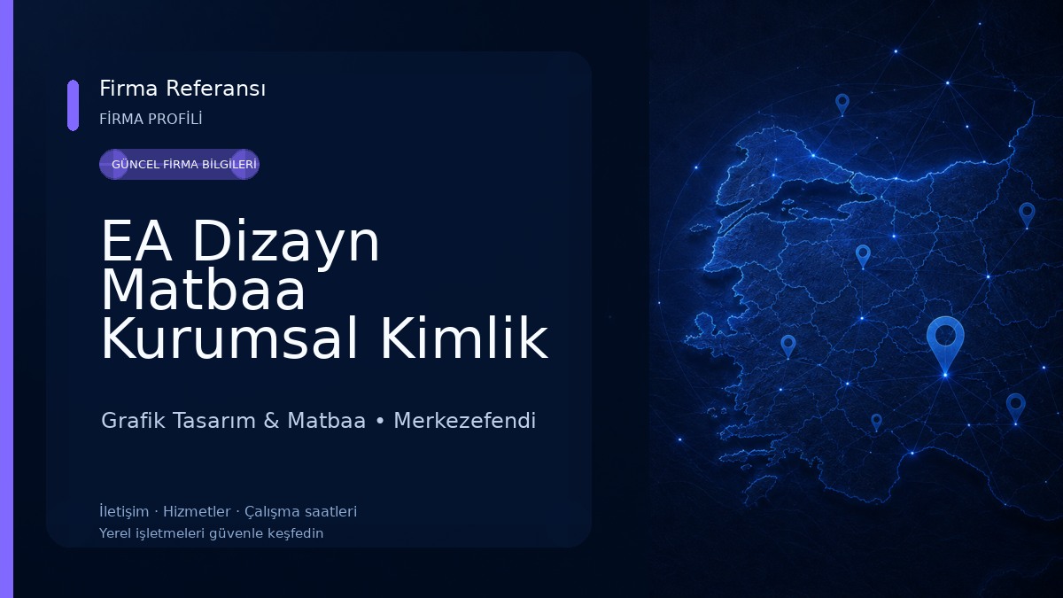 EA Dizayn Matbaa Kurumsal Kimlik Web Tasarım Sosyal Medya Danışmanlık Hizmetleri