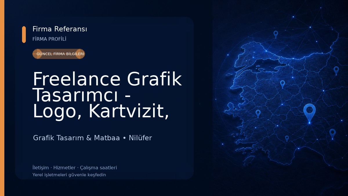 Freelance Grafik Tasarımcı - Logo, Kartvizit, Broşür, Cam Kaplama vb. Tasarımlar Grafik Tasarım & Matbaa