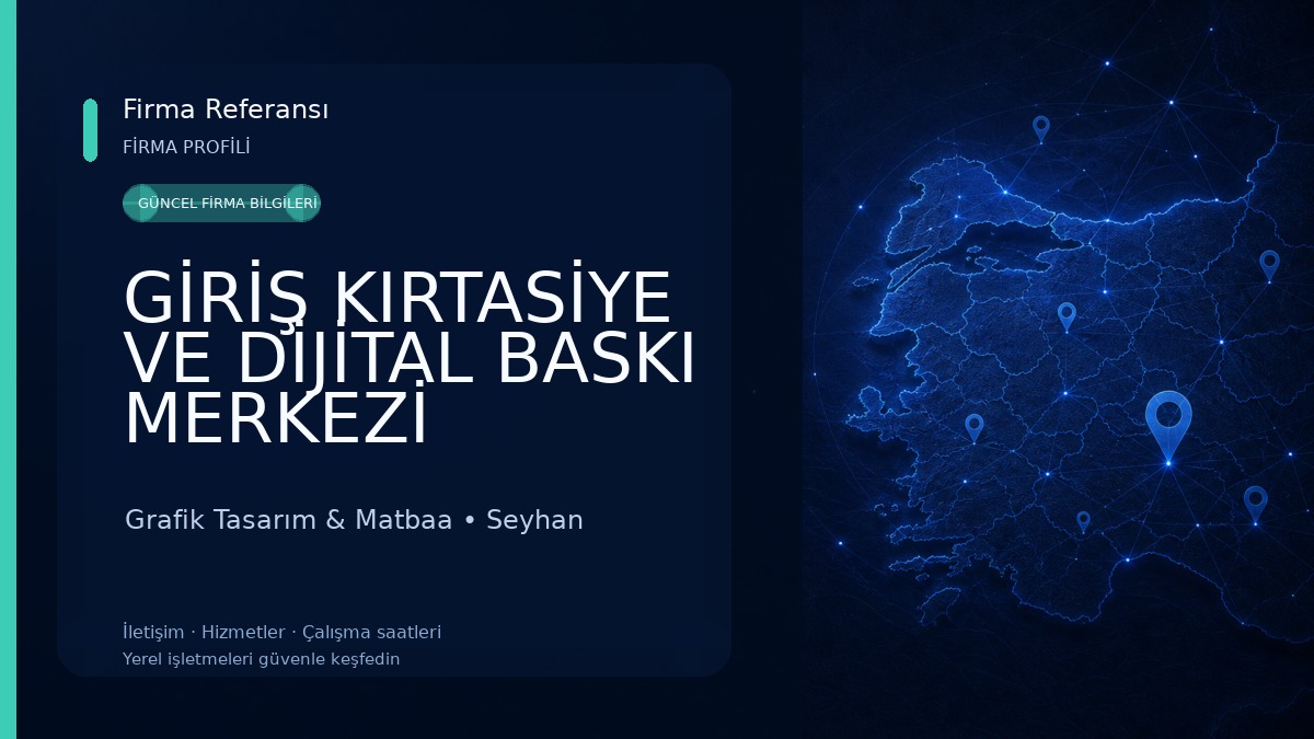 GİRİŞ KIRTASİYE VE DİJİTAL BASKI MERKEZİ Grafik Tasarım & Matbaa