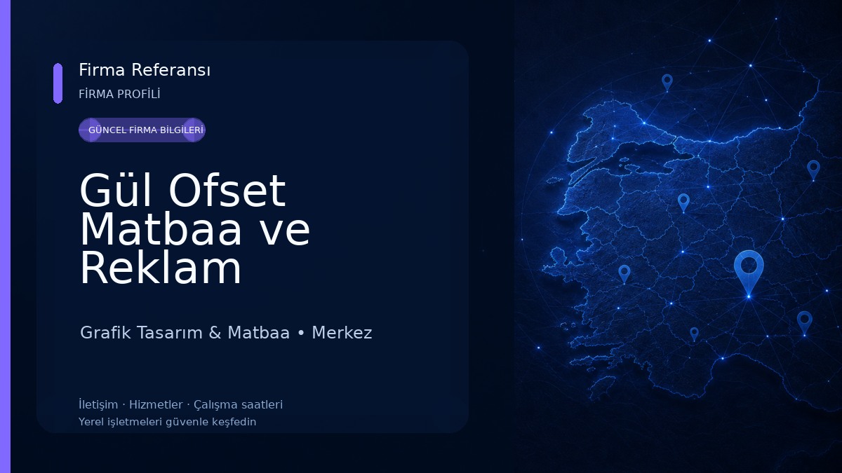 Gül Ofset Matbaa ve Reklam Grafik Tasarım & Matbaa