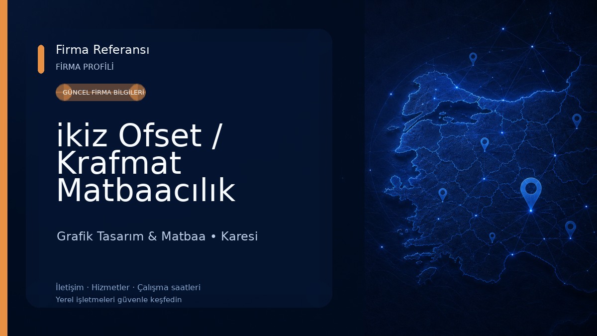 ikiz Ofset / Krafmat Matbaacılık Reklamcılık İç ve Dış Tic. Ltd. Şti. - ikiz Ofset Grafik Tasarım & Matbaa