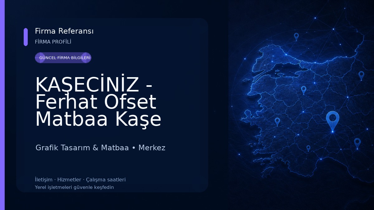KAŞECİNİZ - Ferhat Ofset Matbaa Kaşe Davetiye Grafik Tasarım & Matbaa