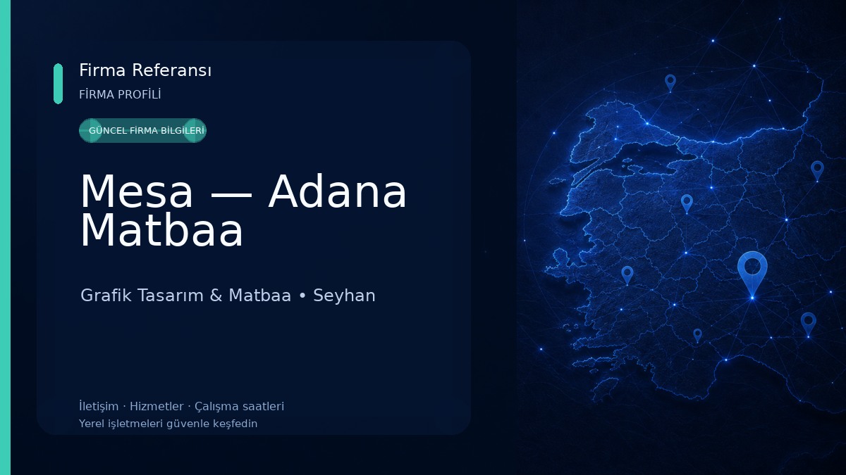 Mesa — Adana Matbaa