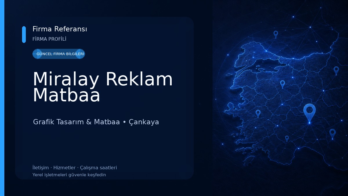Miralay Reklam Matbaa Grafik Tasarım & Matbaa