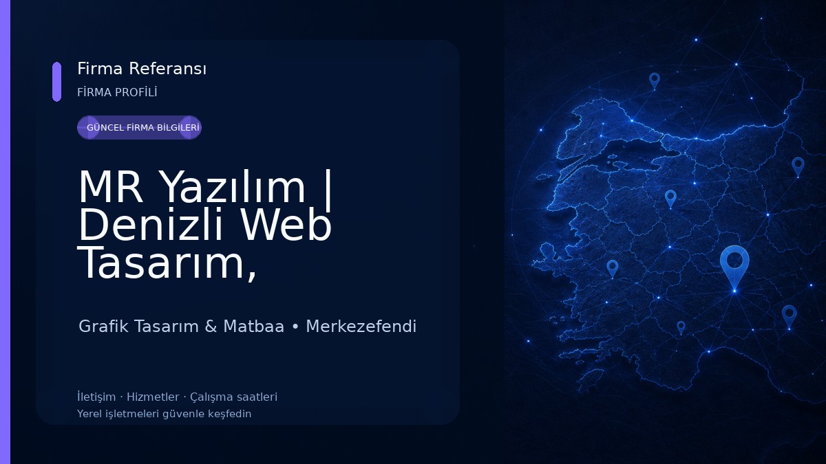 MR Yazılım | Denizli Web Tasarım, E-Ticaret Danışmanlığı, Sosyal Medya