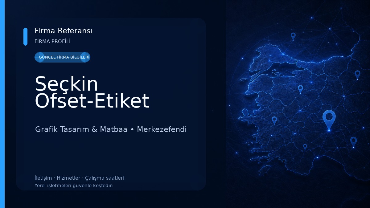 Seçkin Ofset-Etiket Grafik Tasarım & Matbaa