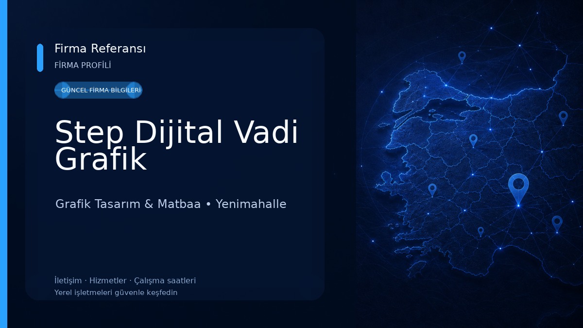 Step Dijital Vadi Grafik Grafik Tasarım & Matbaa
