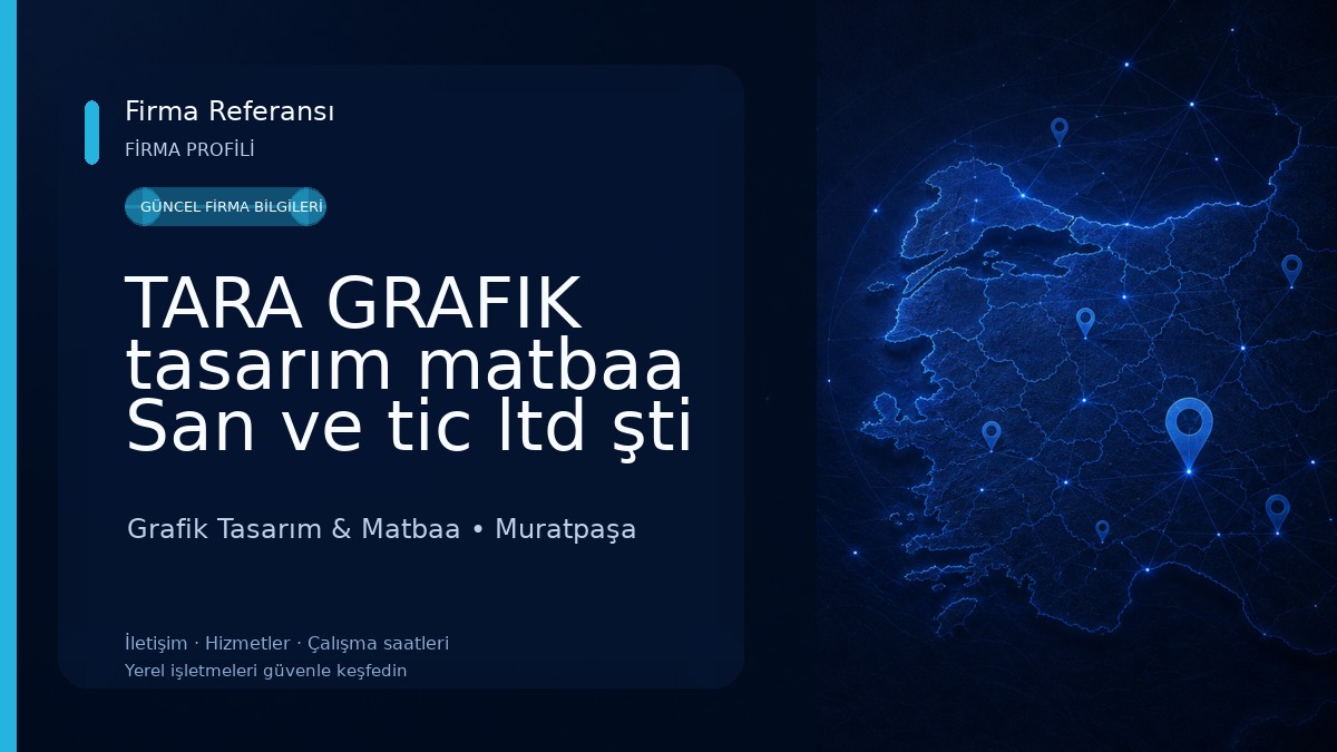 TARA GRAFIK tasarım matbaa San ve tic ltd şti Grafik Tasarım & Matbaa