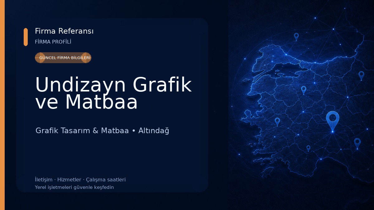 Undizayn Grafik ve Matbaa Grafik Tasarım & Matbaa