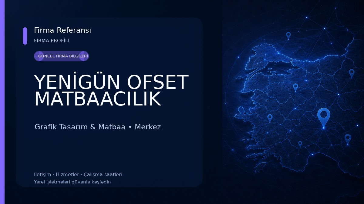 YENİGÜN OFSET MATBAACILIK Grafik Tasarım & Matbaa